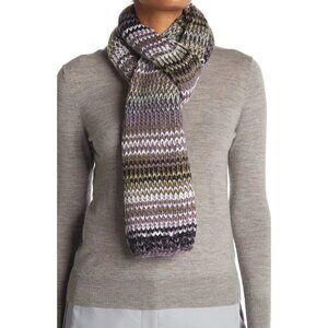 Frye & Co. Degrade Striped Knit Scarf
